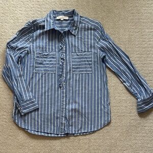 LOFT | Striped Classic Button Down